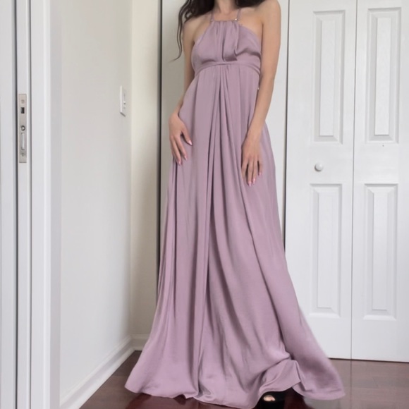 KAUFMANFRANCO Dresses & Skirts - KAUFMANFRANCO Maxi Halter Dress in Lilac